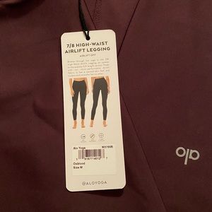 NWT ALO yoga 7/8 high waist airlift legging, M